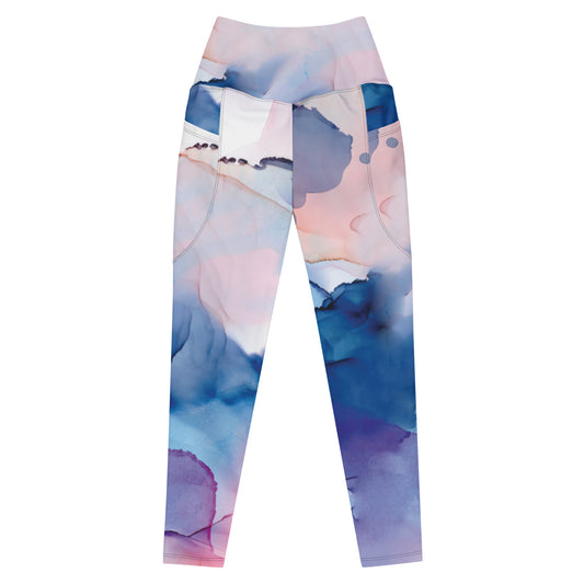 Watercolour Leggings with pockets