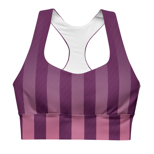 Purple Ref Longline sports bra